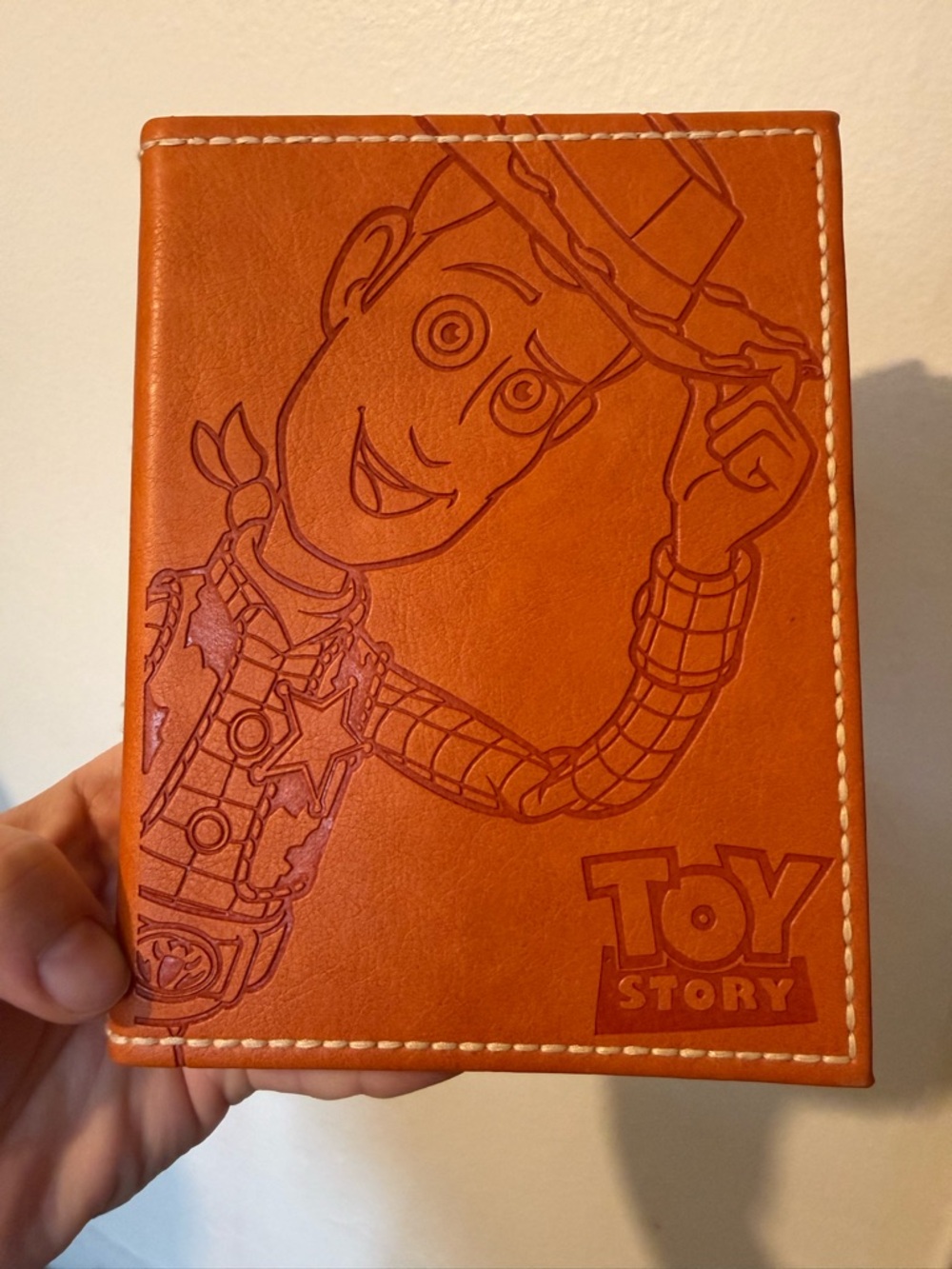 Disney Woody Embossed Orange Journal Notebook